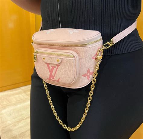 louis vuitton pink mini bum bag|louis vuitton bum bag discontinued.